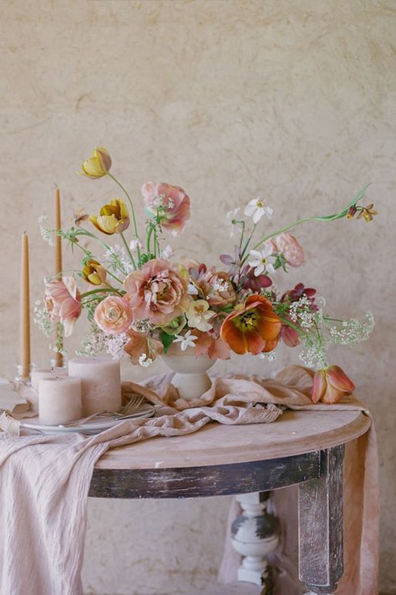 flowers in a wedding